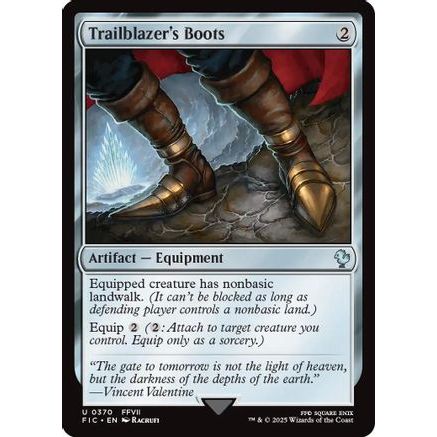 Trailblazer's Boots (Surge Foil) (FIC-370) - Commander: FINAL FANTASY Foil