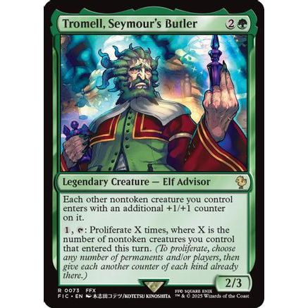 Tromell, Seymour's Butler (Surge Foil) (FIC-073) - Commander: FINAL FANTASY Foil