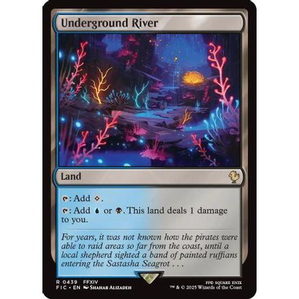 Underground River (Surge Foil) (FIC-439) - Commander: FINAL FANTASY Foil
