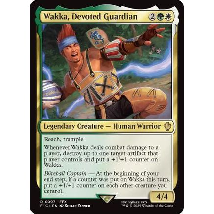 Wakka, Devoted Guardian (Surge Foil) (FIC-097) - Commander: FINAL FANTASY Foil