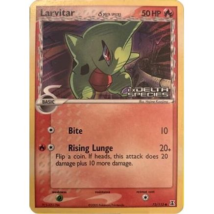 Larvitar (Delta Species Stamp) 73 - Miscellaneous Cards & Products