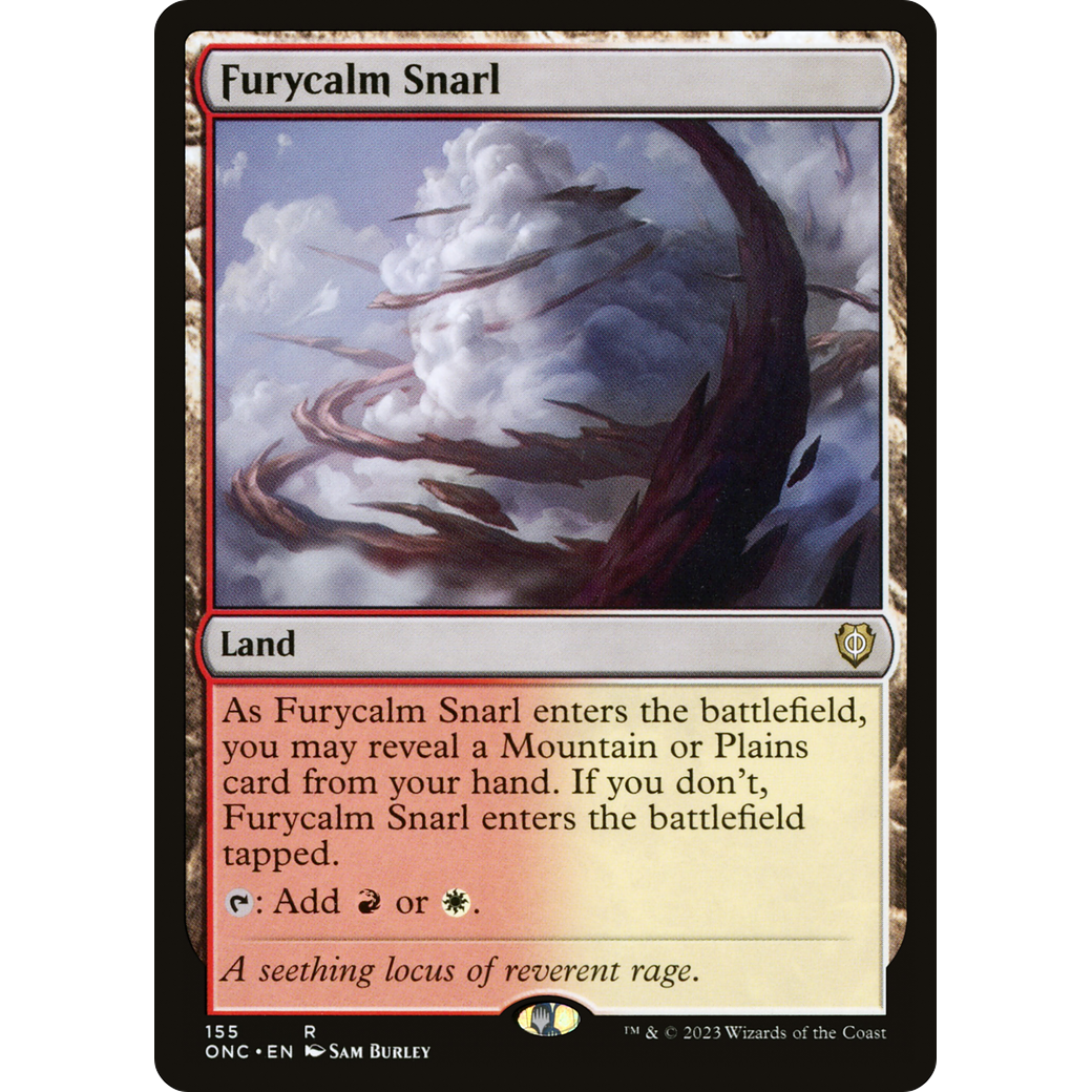 Furycalm Snarl (ONC-155) - Phyrexia: All Will Be One Commander