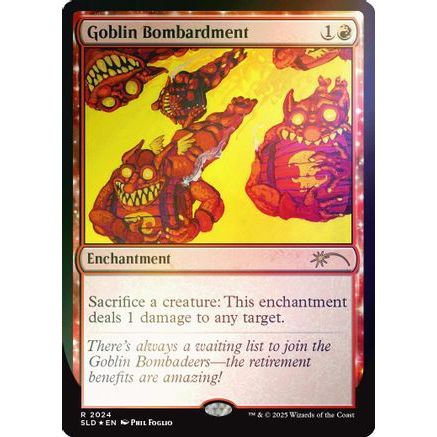 Goblin Bombardment (2024) (Rainbow Foil) (SLD-2024) - Secret Lair Drop Series Foil