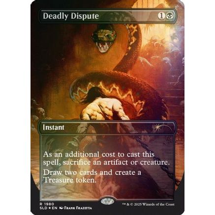 Deadly Dispute (1980) (Rainbow Foil) (SLD-1980) - Secret Lair Drop Series Foil