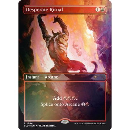 Desperate Ritual (1984) (Rainbow Foil) (SLD-1984) - Secret Lair Drop Series Foil