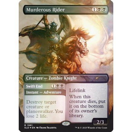 Murderous Rider (1981) (Rainbow Foil) (SLD-1981) - Secret Lair Drop Series Foil