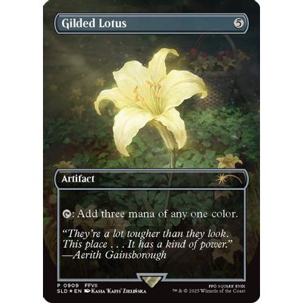 Gilded Lotus (Rainbow Foil) (909) (SLD-909) - Secret Lair Drop Series Foil