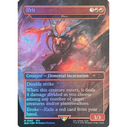 Ifrit - Fury (Rainbow Foil) (SLD-7007) - Secret Lair Drop Series Foil