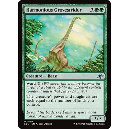 Harmonious Grovestrider (EOE-189) - Edge of Eternities Foil