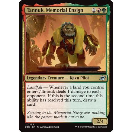 Tannuk, Memorial Ensign (EOE-233) - Edge of Eternities Foil