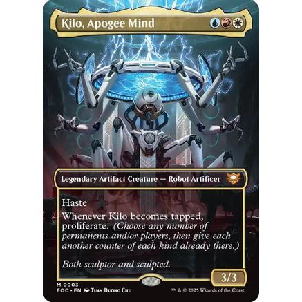 Kilo, Apogee Mind (Borderless) (EOC-003) - Commander: Edge of Eternities