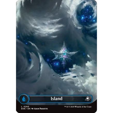 Island (0263) (Borderless) (EOE-263) - Edge of Eternities