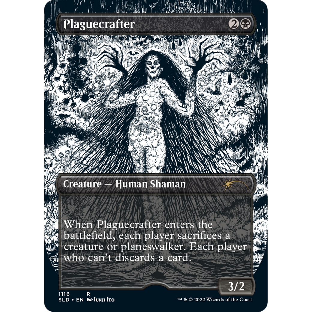 Plaguecrafter (Borderless) (SLD-1116) - Secret Lair Drop (Borderless)
