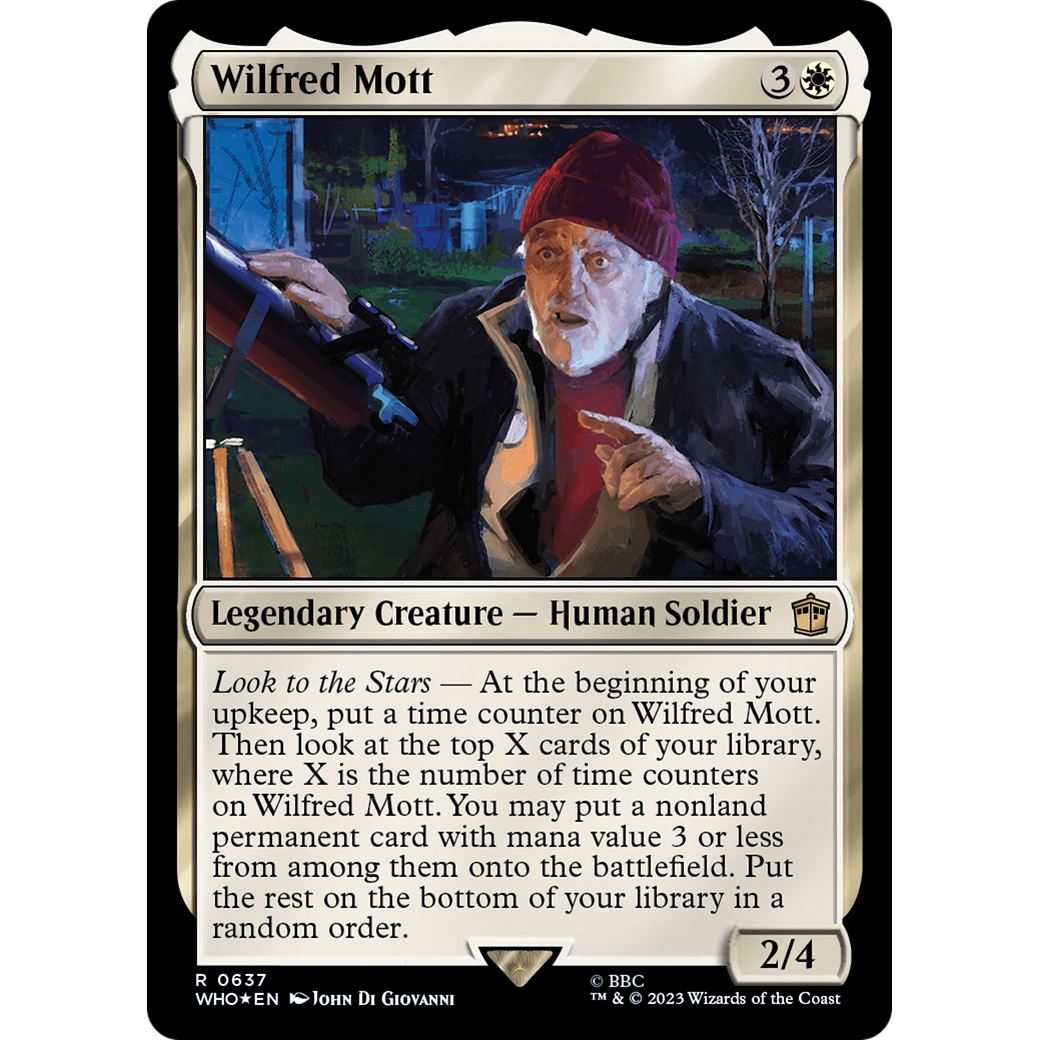 Wilfred Mott (Surge Foil) (WHO-637) - Doctor Who Foil