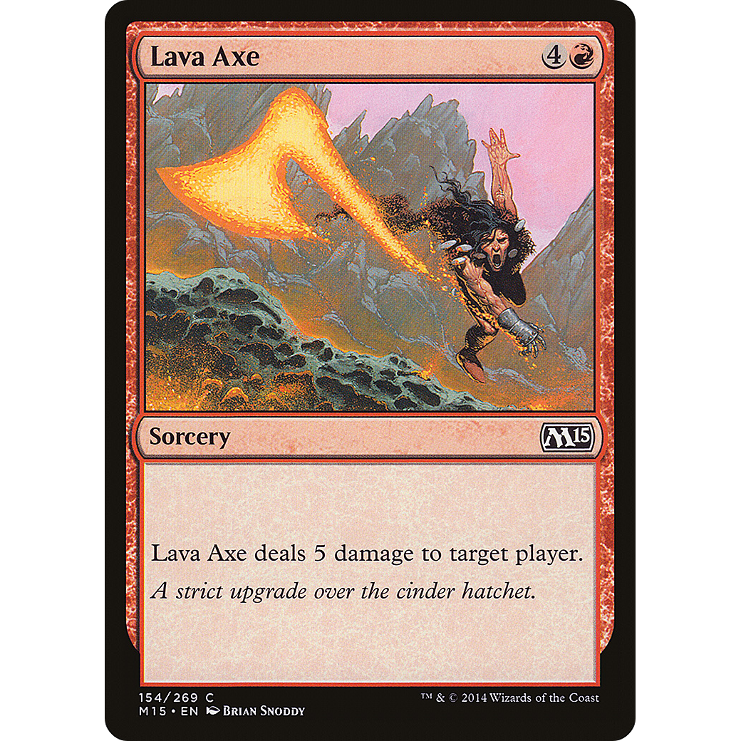 Lava Axe (M15-154) - Magic 2015 Foil