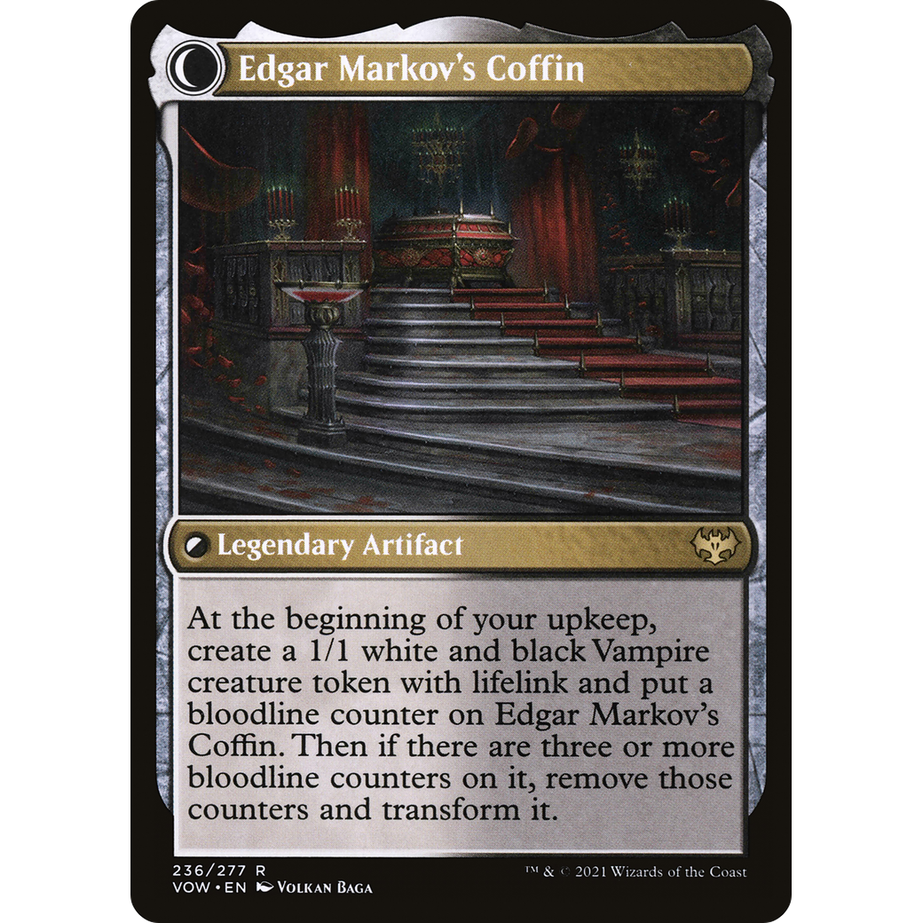 Edgar, Charmed Groom (VOW-236) - Innistrad: Crimson Vow: (Double Faced Transform) Foil