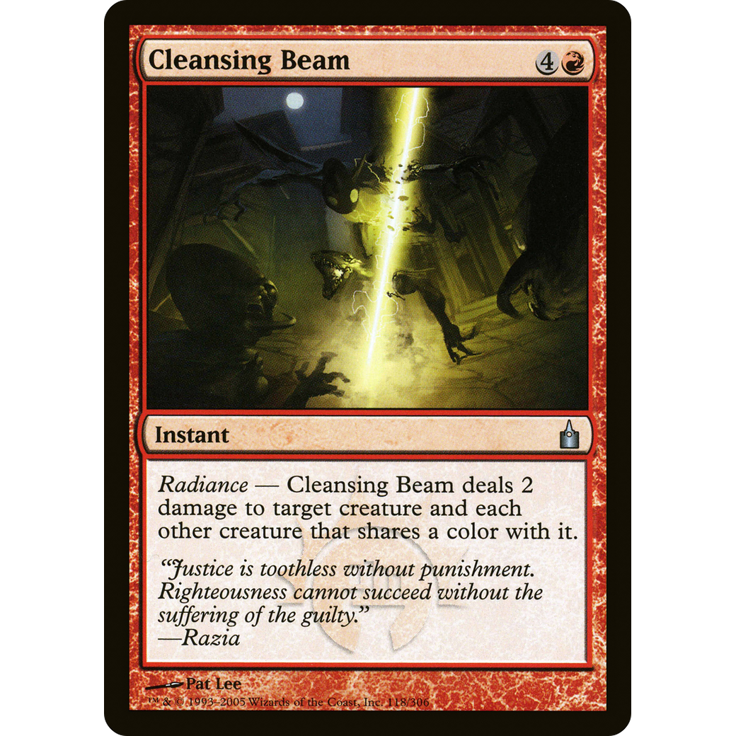 Cleansing Beam (RAV-118) - Ravnica: City of Guilds Foil