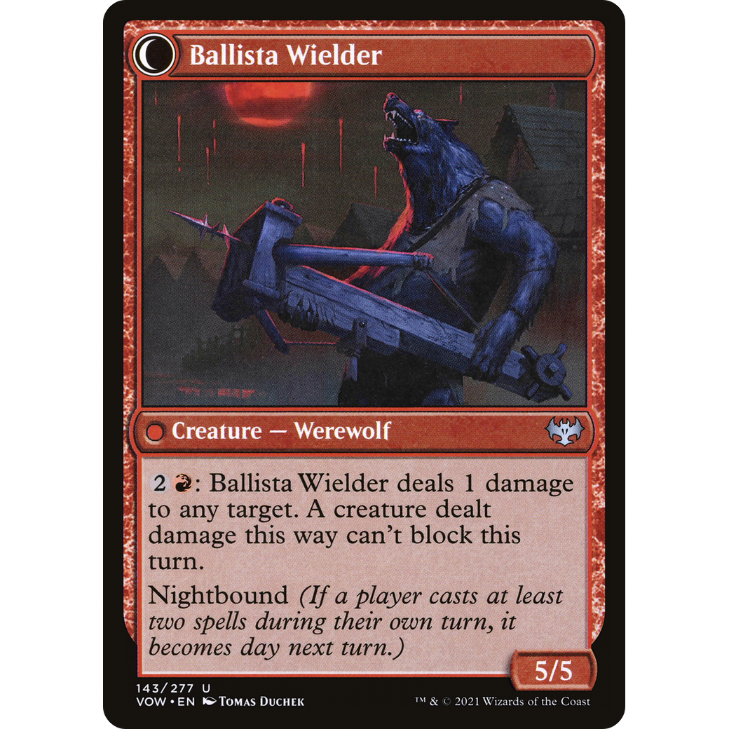 Ballista Watcher (VOW-143) - Innistrad: Crimson Vow: (Double Faced Transform) Foil