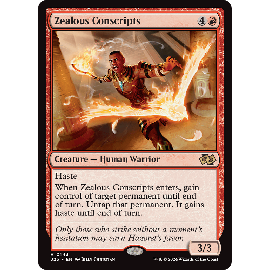 Zealous Conscripts (J25-143) - Foundations Jumpstart