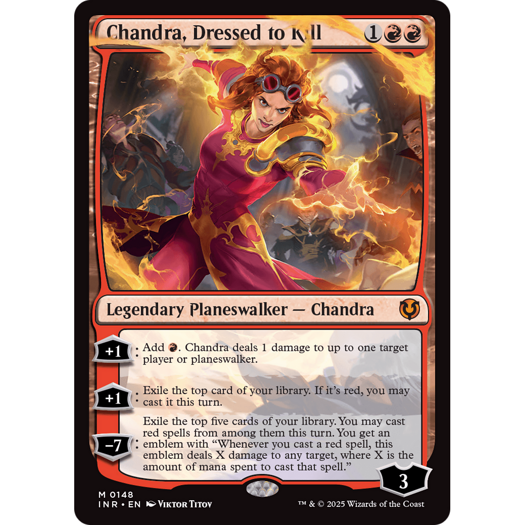 Chandra, Dressed to Kill (INR-148) - Innistrad Remastered Foil
