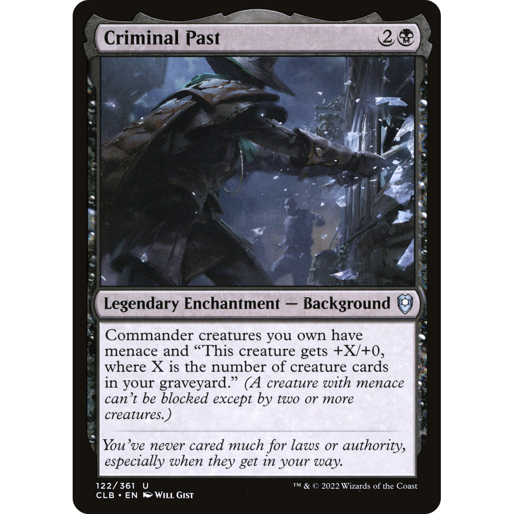 Criminal Past (CLB-122) - Commander Legends: Battle for Baldur's Gate