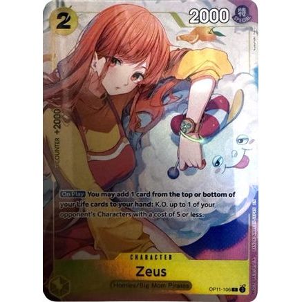 Zeus (Official Playmat -Bandai Card Games Fest 24-25 Edition-) (OP11-106) - One Piece Promotion Cards Foil
