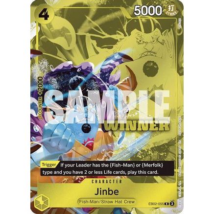 Jinbe (Winner Pack 2025 Vol. 3) (EB02-055) - One Piece Promotion Cards Foil