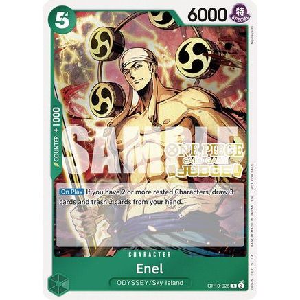 Enel (Judge Pack Vol. 6) (OP10-025) - One Piece Promotion Cards Foil