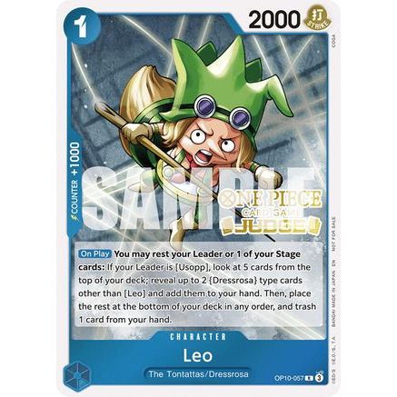 Leo (Judge Pack Vol. 6) (OP10-057) - One Piece Promotion Cards Foil