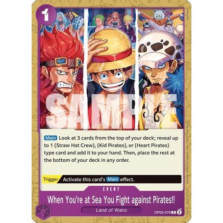 When You're at Sea You Fight against Pirates!! (2025 Pirates League Store Qualifier) (OP05-076) - One Piece Promotion Cards