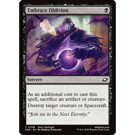 Embrace Oblivion (EOE-098) - Edge of Eternities Foil