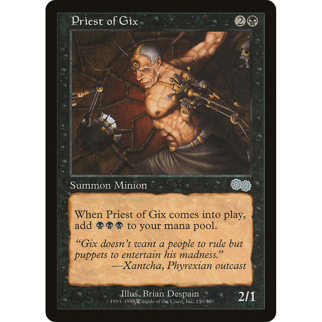 Priest of Gix (USG-150) - Urza's Saga