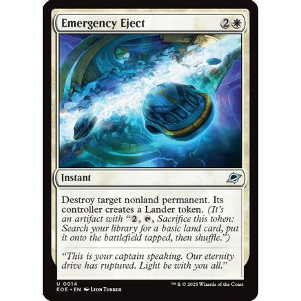 Emergency Eject (EOE-014) - Edge of Eternities Foil