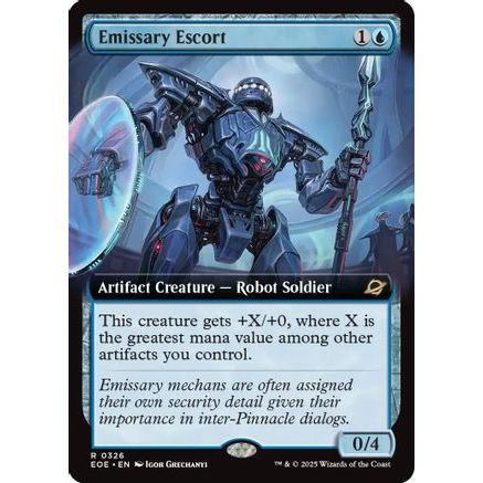Emissary Escort (Extended Art) (EOE-326) - Edge of Eternities Foil