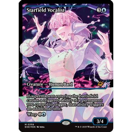 Starfield Vocalist (Showcase) (EOE-359) - Edge of Eternities Foil