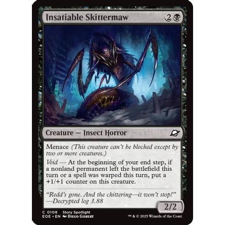 Insatiable Skittermaw (EOE-108) - Edge of Eternities Foil