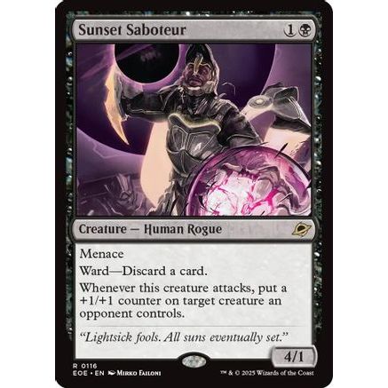 Sunset Saboteur (EOE-116) - Edge of Eternities Foil