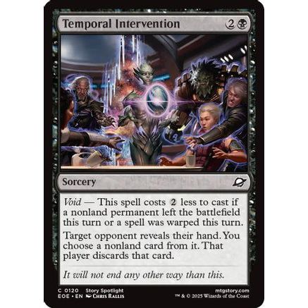 Temporal Intervention (EOE-120) - Edge of Eternities Foil