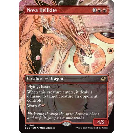 Nova Hellkite (Borderless) (EOE-309) - Edge of Eternities Foil