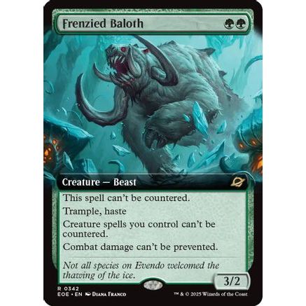 Frenzied Baloth (Extended Art) (EOE-342) - Edge of Eternities Foil