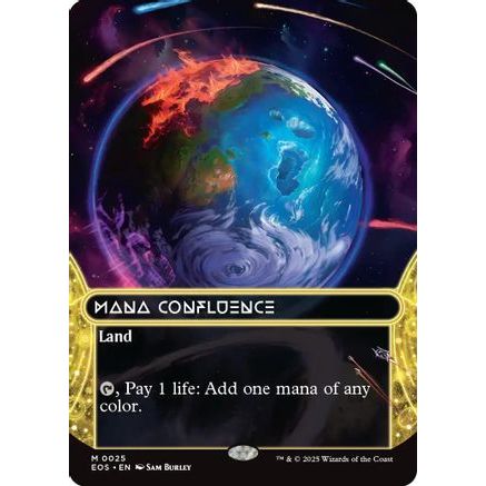 Mana Confluence (0025) (Borderless) (EOS-025) - Edge of Eternities: Stellar Sights Foil