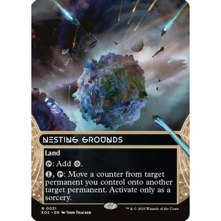 Nesting Grounds (0031) (Borderless) (EOS-031) - Edge of Eternities: Stellar Sights Foil