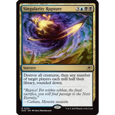 Singularity Rupture (EOE-228) - Edge of Eternities Foil