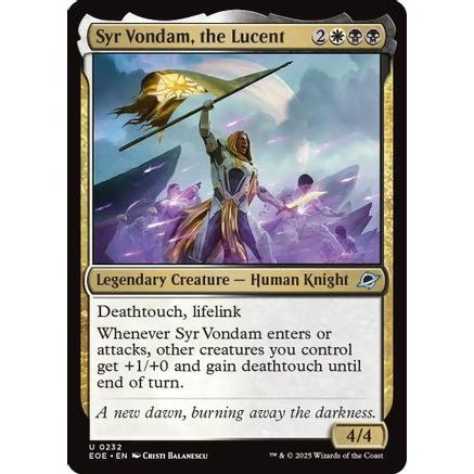 Syr Vondam, the Lucent (EOE-232) - Edge of Eternities Foil