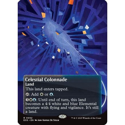 Celestial Colonnade (0052) (Borderless) (EOS-052) - Edge of Eternities: Stellar Sights Foil