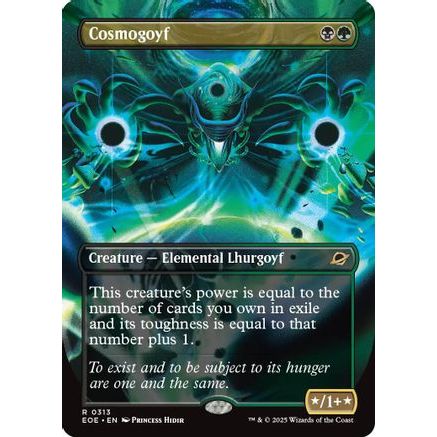 Cosmogoyf (Borderless) (EOE-313) - Edge of Eternities
