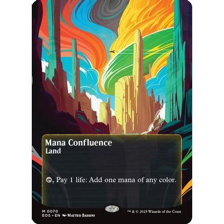 Mana Confluence (0070) (Borderless) (EOS-070) - Edge of Eternities: Stellar Sights Foil