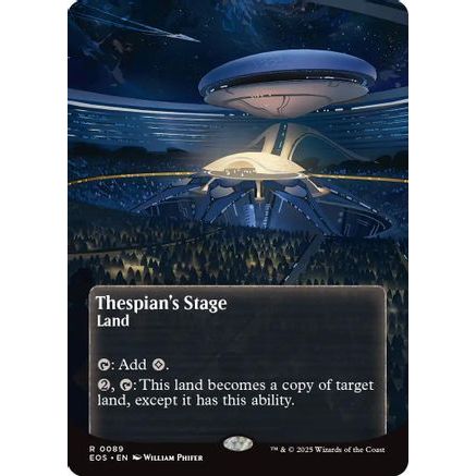 Thespian's Stage (0089) (Borderless) (EOS-089) - Edge of Eternities: Stellar Sights Foil
