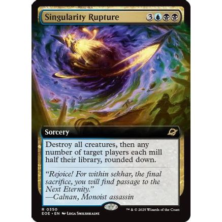 Singularity Rupture (Extended Art) (EOE-350) - Edge of Eternities Foil