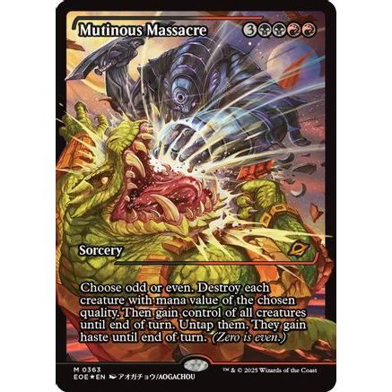 Mutinous Massacre (Showcase) (EOE-363) - Edge of Eternities Foil